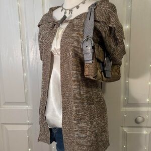 Brown Knit Women's Sweater